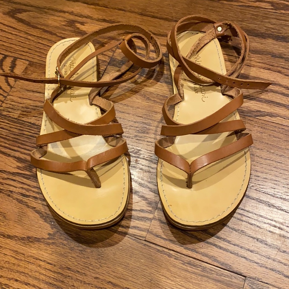Italian leather sandals. Size 7.5